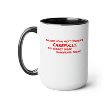 Load image into Gallery viewer, Two-Tone Coffee Mugs, 15oz