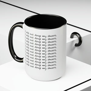 Two-Tone Coffee Mugs, 15oz