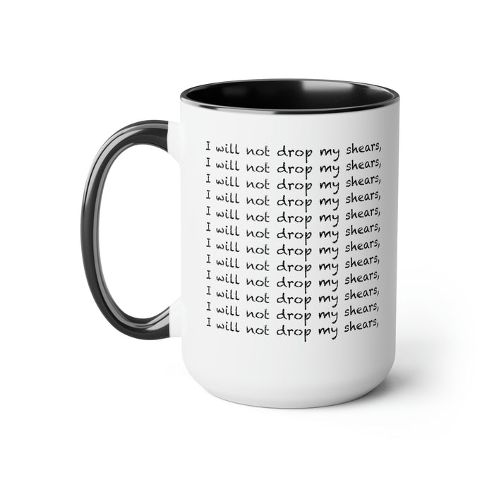 Two-Tone Coffee Mugs, 15oz