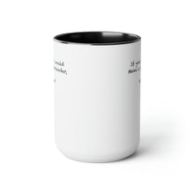 Load image into Gallery viewer, Two-Tone Coffee Mugs, 15oz