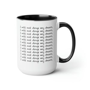 Two-Tone Coffee Mugs, 15oz